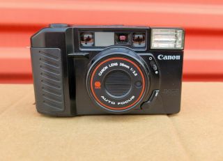 Canon Sure Shot Vintage Film Camera 38mm 2.  8 Lens Point & Shoot