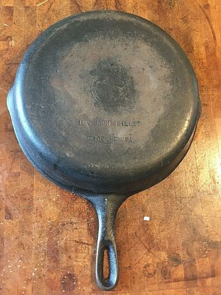 Vintage Griswold / Wagner Ware Cast Iron No.  10 Skillet 11 3/4 " Made In U.  S.  A.