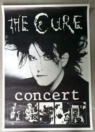 The Cure Concert Cure Live Vintage 1984 Promo Poster Rare