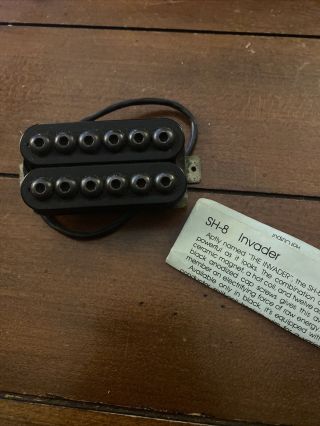 Vintage Seymour Duncan Invader Guitar Pickup Vintage 80’s Humbucker Sh - 8