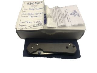 Chris Reeve Large Sebenza 21 Drop Point S35vn Pocket Knife