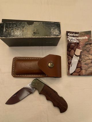 Vintage Gerber Magnum Folding Hunter Knife