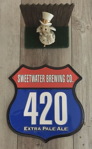 Sweetwater Brewing Co.  420 Extra Pale Ale Beer Sign Metal Hwy Tin Sign 12 " X 11 "