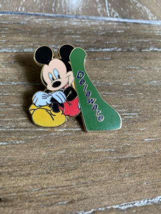 Disney Pin 12 Months Of Magic Mickey Mouse State Of Delaware