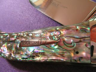 Winchester Cartridge Series 2000 Abalone Big Clasp Knife