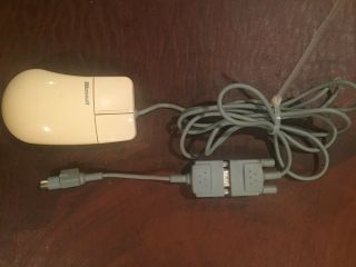 Vintage Microsoft Serial Mouse/port Compatible Mouse