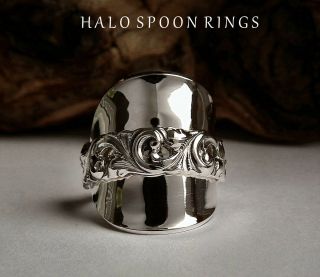 Norwegian Silver Spoon Ring Thorvald Marthinsen A Perfect Gift Idea