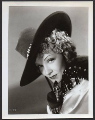 Marlene Dietrich Vintage Orig Photo Destry Rides Again Sexy Actress W.  Gun