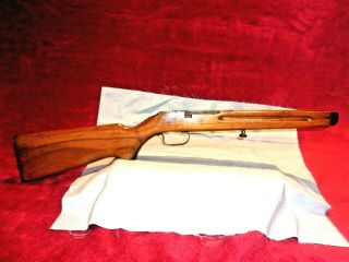 Wood Stock,  For: Wards Western Field Model 31a,  22 Cal.  Rifle,  W/ Butt Plat