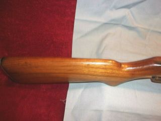 Wood Stock,  for: Wards Western Field Model 31A,  22 Cal.  Rifle,  W/ Butt Plat 3