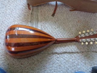 Vintage Washburn Bowl Back Mandolin w/ Case 2