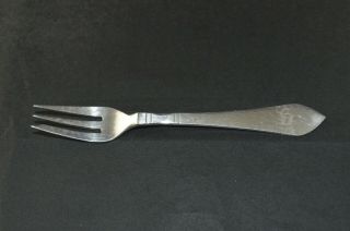 Georg Jensen Continental Sterling Silver Pastry Fork - No Monograms - 5 5/8 "