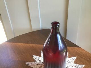vintage schlitz ruby red 32 oz beer bottle 3