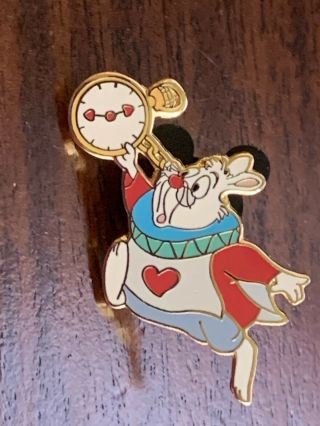 Disney 1999 Alice In Wonderland - White Rabbit Pin - Pins