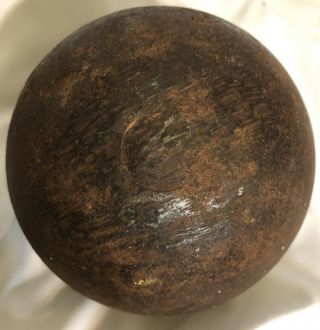 Vintage Civil War Era Cannon Ball - 8 3/4 Pounds - 4.  10 Inch