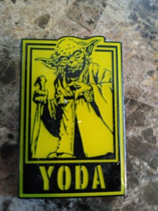 2013 Disney Dlp Star Wars Posters Yoda Pin