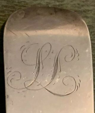2 - H ERWIN Philadelphia 19th Century American Coin Silver Spoons 8 3/4” 86 Grams 3