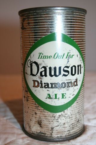 Dawson Diamond Ale 12 Oz Flat Top Ale Can From Bedford,  Massachusetts