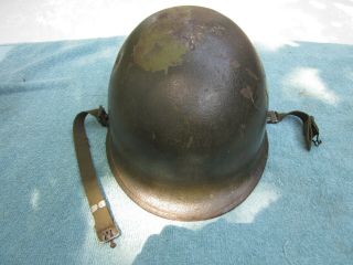 Vintage Vietnam War Era Us Army Steel Helmet And Liner