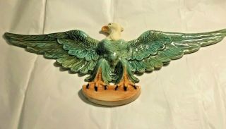 Pennsbury Pottery Flying Eagle Ceramic Wall Plaque Vintage 2
