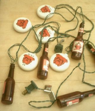 1 String Of Red Dog Beer Party / Bar / Man Cave Lights