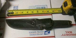 Vtg Tanto By Cold Steel Ventura Calif Made In Japan Fixed Blade Knife W/ Sheath