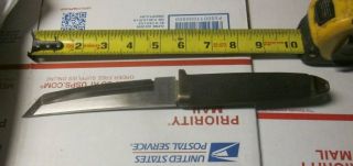 Vtg TANTO BY COLD STEEL VENTURA CALIF MADE IN JAPAN FIXED BLADE KNIFE W/ SHEATH 2
