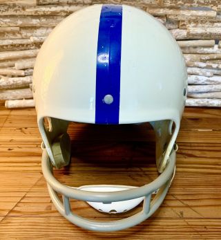 Vintage 1980 Rawlings HNFL - N White Baltimore Colts Football Helmet Large USA 2