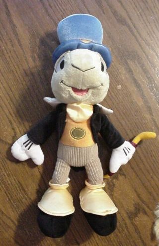 Disney Store Jiminy Cricket Stuffed Animal Plush Pinocchio 16″ Long