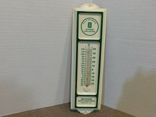 Vintage Manheim Auto Advertising Thermometer