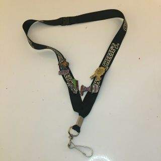 Chuck E.  Cheese Employee Lanyard And Pins Vintage