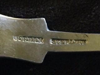 Set Of Six Old English Tipt By Gorham Sterling Silver Cocktail Forks W Monogram