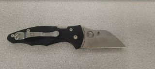 Spyderco Yojimbo 2 Folding Knife Black Cpm - 230v
