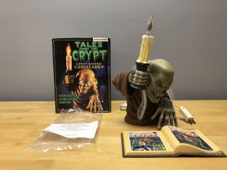 Vtg 1996 Tales From The Crypt Keeper Light Up Candelabra