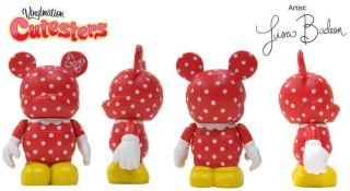 Disney Vinylmation Cutesters Series 1 Minnie’s Dress By Lisa Badeen