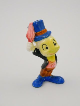 Vintage Walt Disney Productions Jiminy Cricket Porcelain Ceramic Figurine Japan