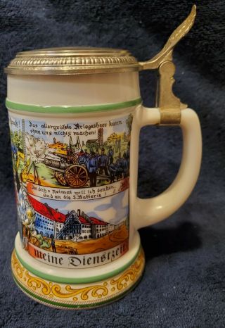 German Beer Stein - Vintage Made In Germany