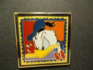 Disney Angry Donald Duck Framed Stamp Pin