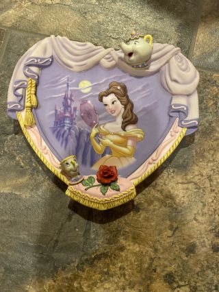 Disney Princess Dreams Belle (beauty And The Beast) Collector Plate