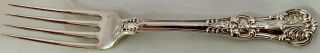 Gorgeous Tiffany English King Sterling Silver 6 3/4 " Fork C 1885