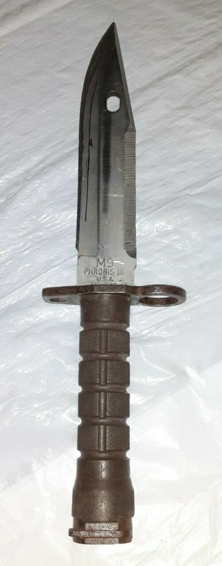 M9 Phrobis Iii Combat Knife Bayonet/ No Sheath