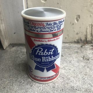 Pabst Blue Ribbon Beer Can Radio Advertising Item Vtg Old 60s 70s Pbr