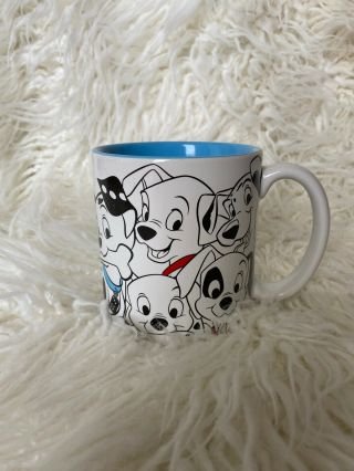Disney Store Exclusive 101 Dalmations Coffee Mug Vintage 90s Cup Cruella Deville