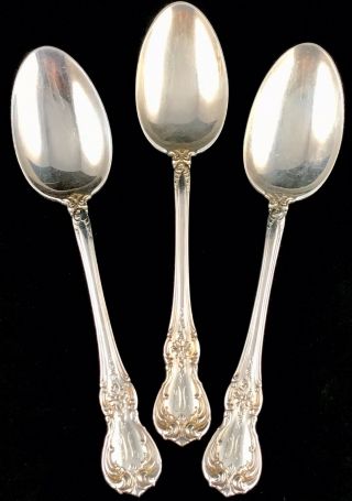 3 Antique Estate Old Master Towle Sterling Silver 6 " Teaspoons Scrap ? 86.  4g