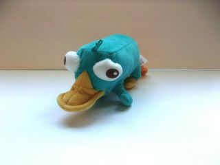 Disney Store Perry The Platypus Phineas And Ferb Plush Bean Bag 8 "