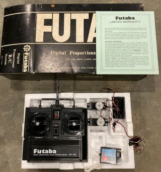 Vintage Futaba Fp - 2l Radio Control System With Receivers & Servos Fp - R2gs Fp - S23