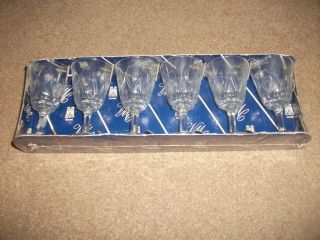 Set Of Six Vintage Box Vmc Reims French Champagne Glasses