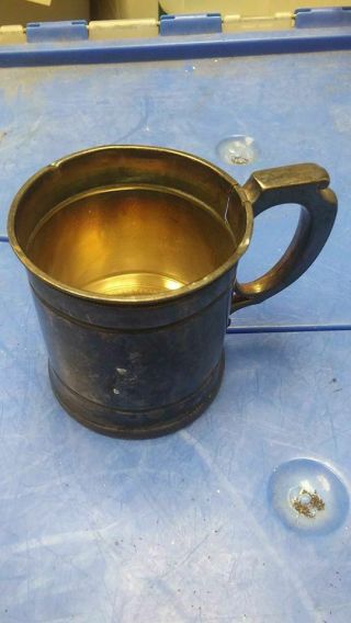 Vintage Sterling Silver Childs Drinking Cup $60.  00 Weight 77.  8 Grams Of 925 S