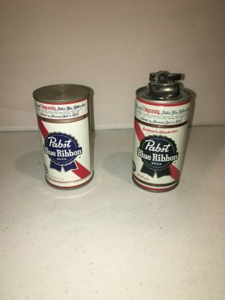 Pabst Can Radio And Can Lighter