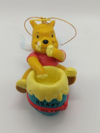 Disney Christmas Ornament - Winnie The Pooh " Hunny.  Do Not Open Till X 